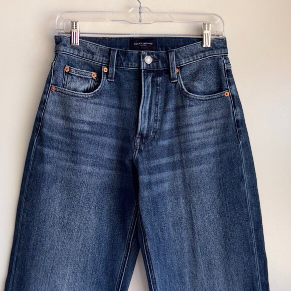 LUCKY Brand High Rise Wide Leg Jeans Size 2/26 - Picture 2 of 12
